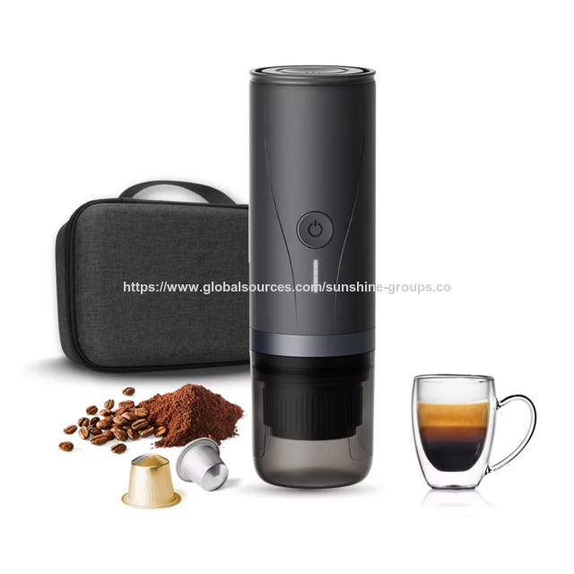 Cafetera automática portátil para coche y autocaravana, uso en exteriores, camping y picnic, color gris oscuro mate for sale at factory direct price