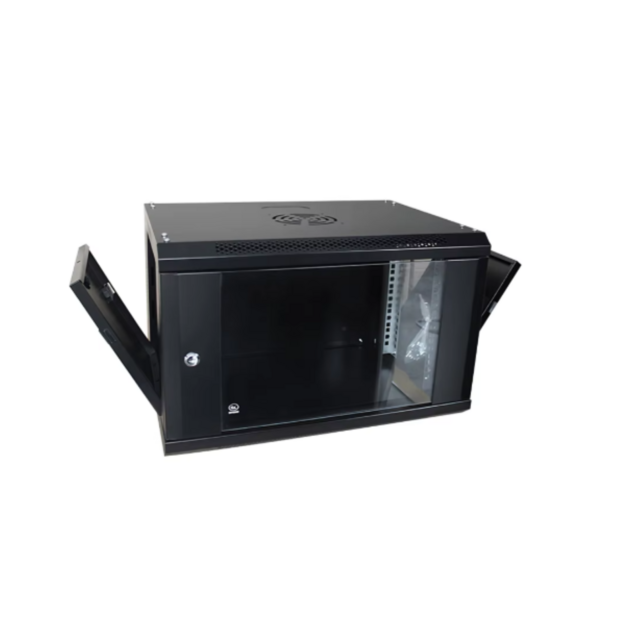Armoire Réseau 19 Pouces Murale 4U sur Mesure avec Porte en Verre, Acier et Métal, pour Utilisation en Centre de Données for sale at factory direct price