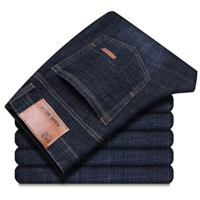Direktverkauf ab Jeansfabrik - Neue schmale gerade Hosen für Jungen, lässige, atmungsaktive Herrenjeans für Sommer und Herbst