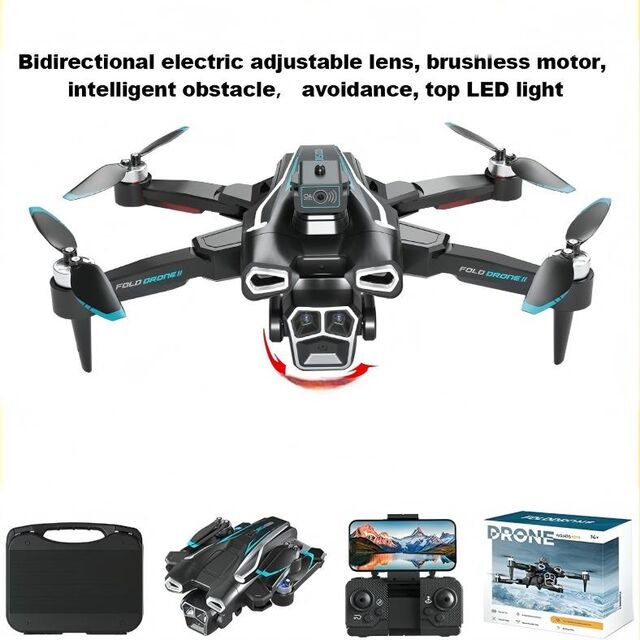 Dron Plegable sin Escobillas con Cámara Dual y Lente Ajustable Eléctricamente con Evitación de Obstáculos para Adultos for sale at factory direct price