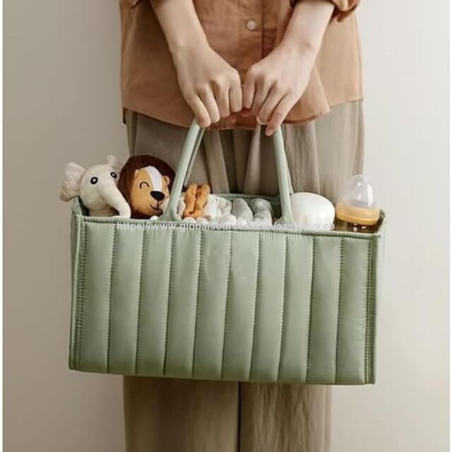 Bolsa de Fraldas Multifuncional para Bebê - Bolsa de Mão para Fraldas e Bolsa para Mamãe