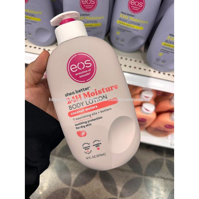 Original EOS Shea Better Vanilla Organic Anti-Aging Vegan Body Lotion 24H Hydration Moisturizing Skin Care for sale worldwide for sale at factory direct price