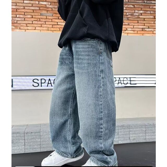Calça Jeans Reta para Meninos, Calça Jeans Lisa for sale at factory direct price
