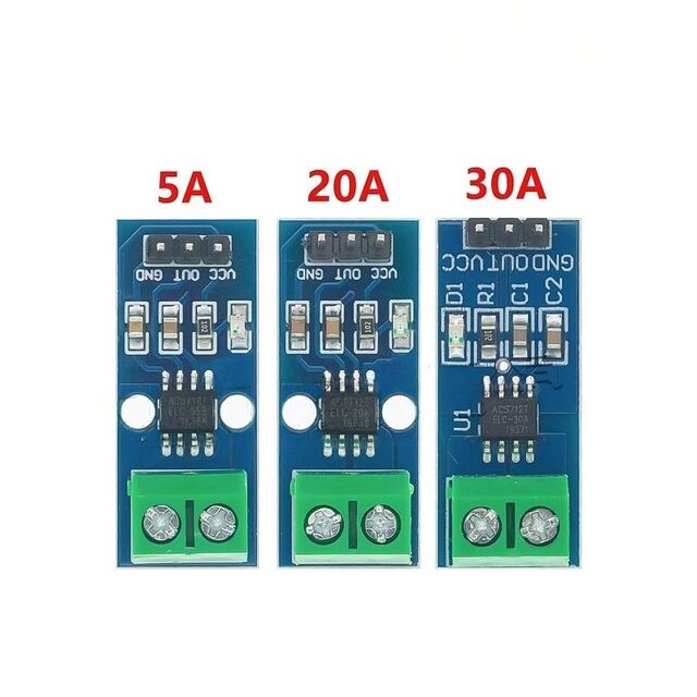 وحدة مستشعر التيار ACS712 بنطاق 30 أمبير لأردوينو