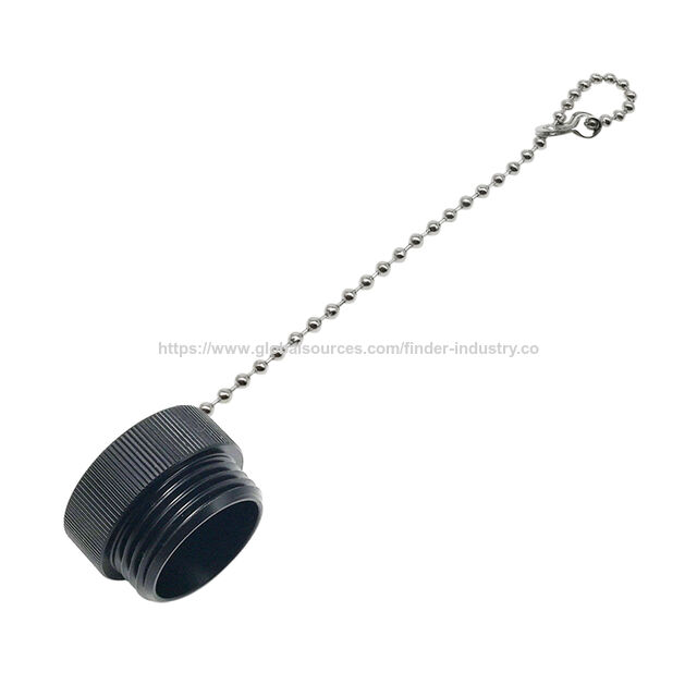 Tapa de plástico impermeable macho de 7/8" con cadena de acero inoxidable, clasificación IP68 para ensamblaje de cable eléctrico, certificación ISO for sale at factory direct price