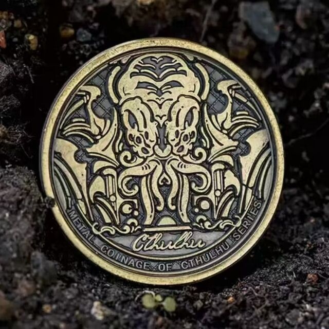 Kundenspezifische 3D-Metallmünzen im antiken Goldstil für Sammlerstücke und Großhandel