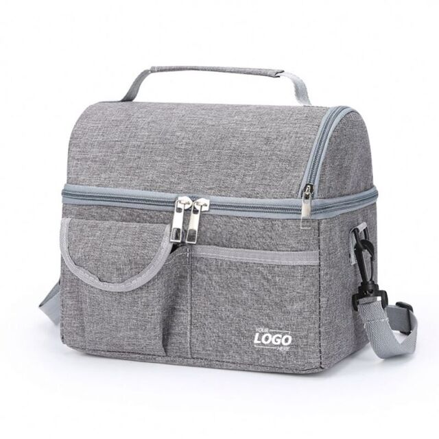 High Quality Custom Fashion Oxford Insulated Lunch Bag for Adults Dual Compartment Leakproof Work School Use Cooler bags for sale at factory direct price