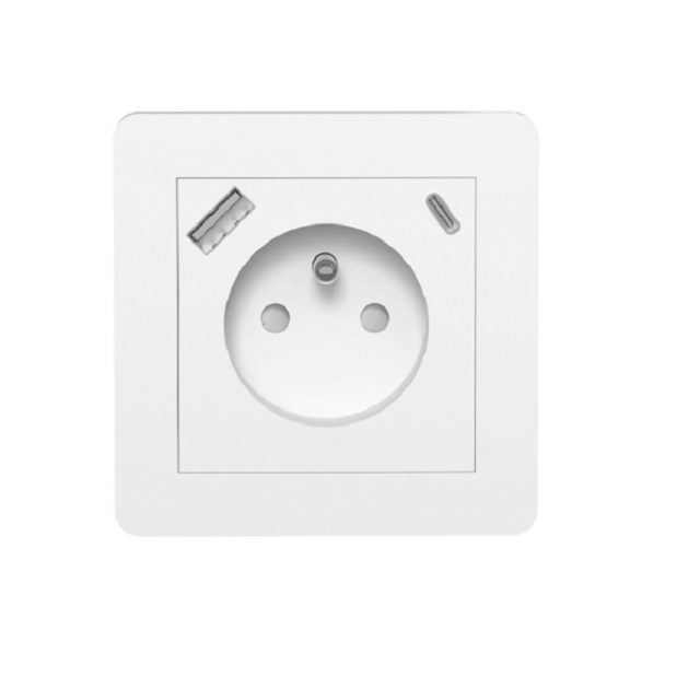 Prise murale avec chargeur USB, appareil 51405FRx20