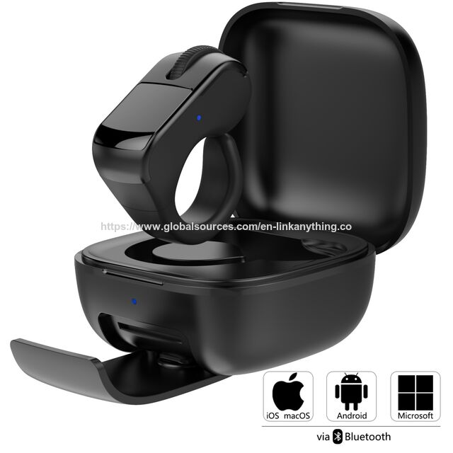 Mini Bluetooth Ring-Maus Fernbedienung zum Scrollen von TikTok-Videos, Selfie-Kamera, Seitenwender für iOS Android Windows