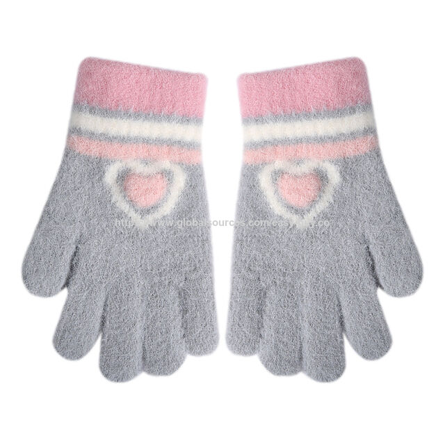 Moufles et Gants pour Enfants, Tricots d'Hiver, Protection contre le Froid, Gants Épais et Chauds for sale at factory direct price