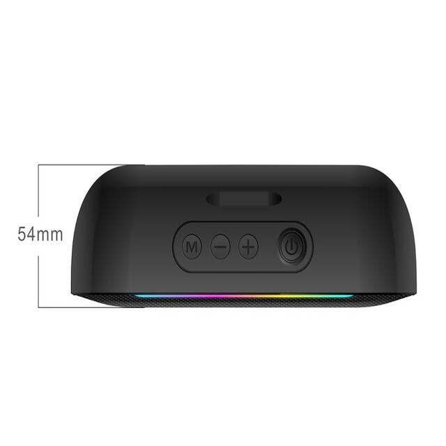 Enceinte LED Extérieure avec Son HD, Portable Sans Fil, Étanche IPX5, Jusqu'à 15H d'Autonomie, Appairage TWS, BT5.3, pour Maison/Fête/Extérieur