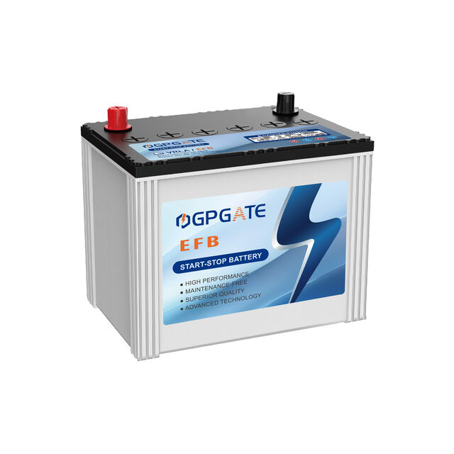 Batería de Coche EFB Start Stop 12V 60Ah Q85 JIS D35 Especificación Alta Vida de Ciclo Potencia Automotriz