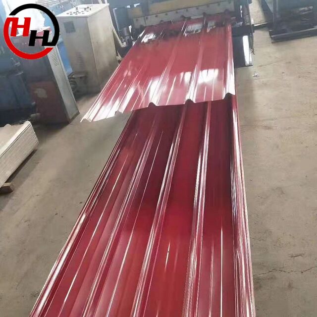 ألواح تسقيف مموجة من الصلب المجلفن المطلي الملون PPGI - أسعار مصنع هنغهوي for sale at factory direct price