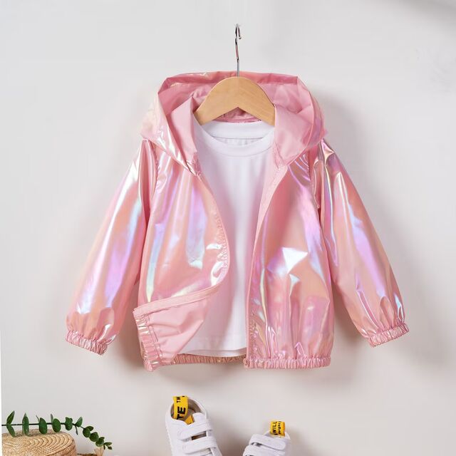 Jaqueta Corta-Vento Leve Impermeável Infantil, Roupa de Exterior com Logotipo Personalizado OEM for sale at factory direct price