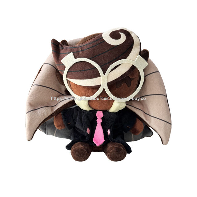 ABS action figures Shadow Milk Cookie Plush, Cookie Run, Cute Girl Merchandise, Plush Toy for sale at factory direct price