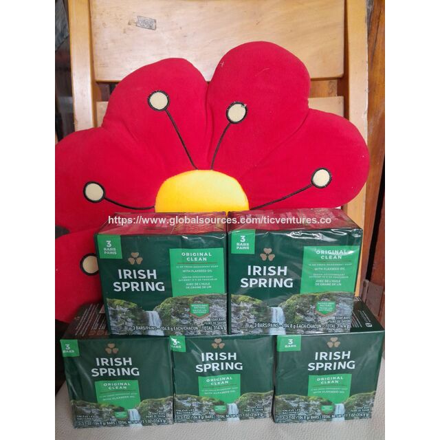 Wholesale Irish Spring Original Deodorant Bar Soap for Men, With Flaxseed Oil, 3.2 for sale free shipping worldwide for sale at factory direct price