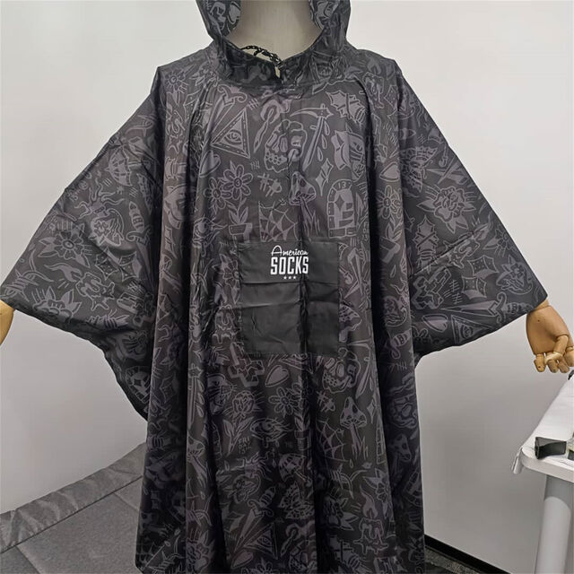 معطف مطر بغطاء رأس قابل للطي ومريح وقابل لإعادة الاستخدام بتصميم مطبوع للبيع بالجملة for sale at factory direct price