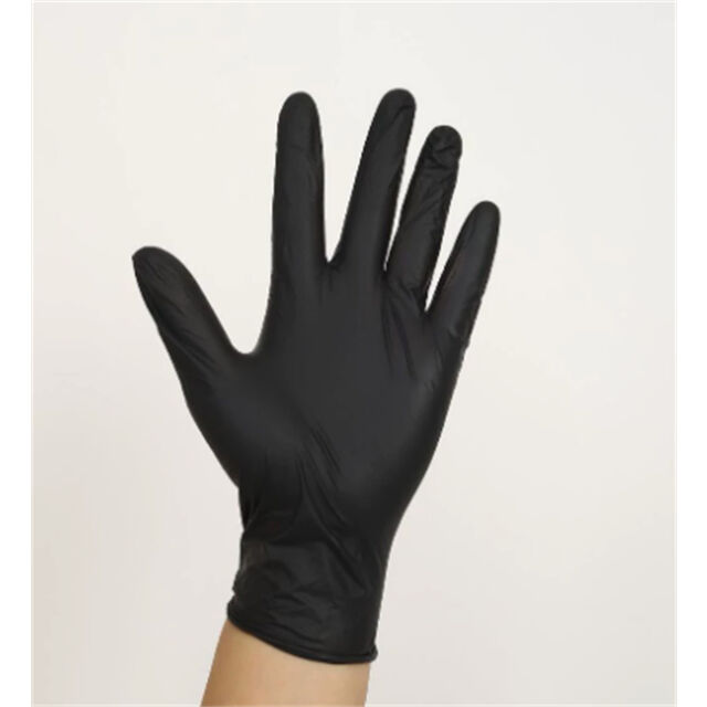 Guantes Desechables de Nitrilo Sin Polvo para Alimentos al por Mayor de Fábrica