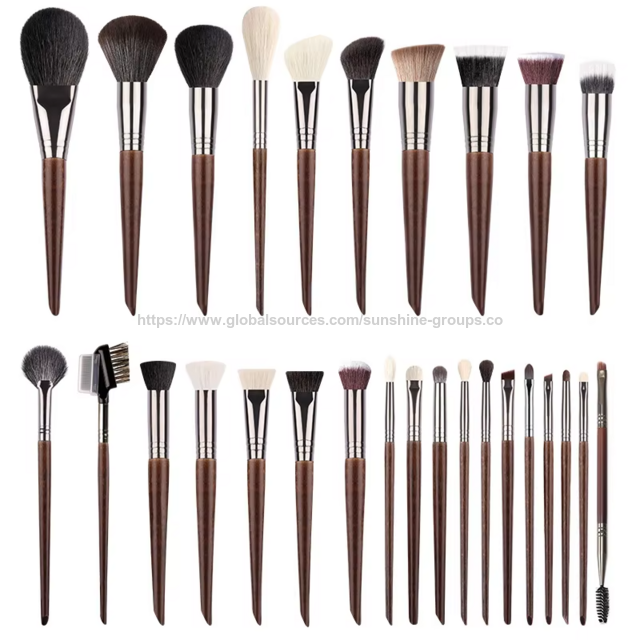 Brocha de Maquillaje Individual de Alta Calidad con Pelo Natural Suave