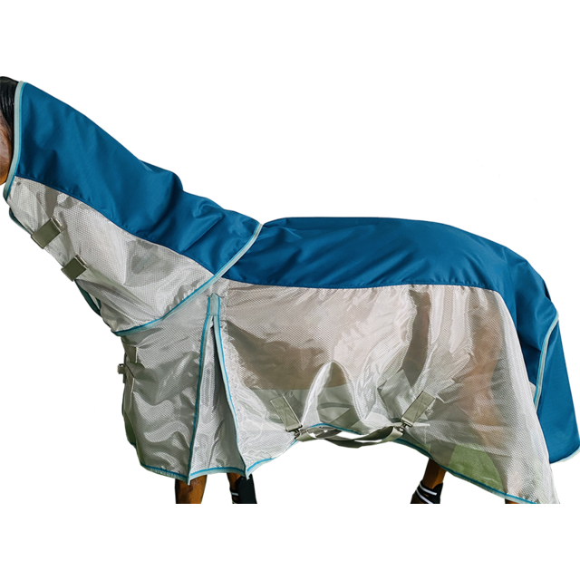 Fabricant OEM Couverture d'équitation d'été respirante en mesh anti-mouches - Couverture durable avec protection UV pour l'équitation