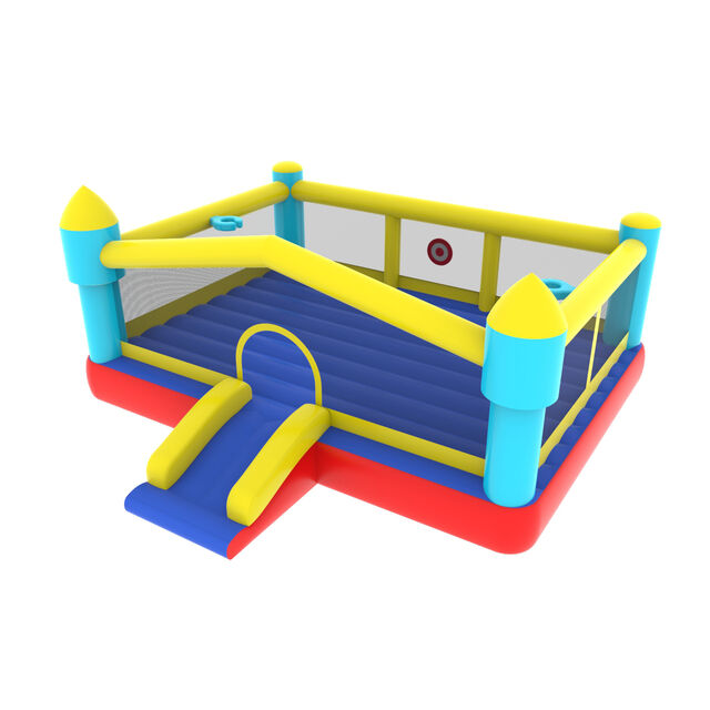 Fabricante de Juguetes Casa Inflable para Saltar Castillo Hinchable para Niños con Tobogán para Exteriores e Interiores for sale at factory direct price