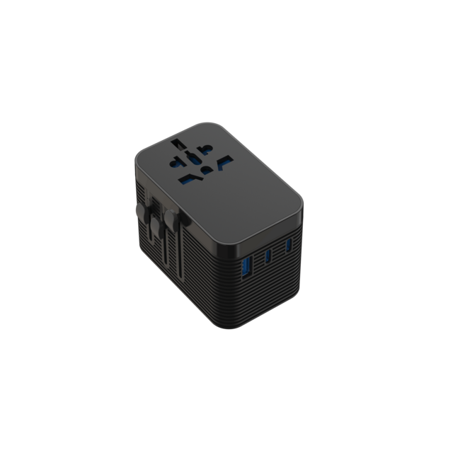 Adaptador de Viagem Universal Tudo-em-Um com Carregamento Rápido PD de 35W para Telefones, Tablets e Laptops