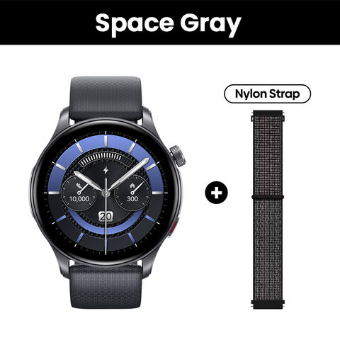 Zeblaze Btalk 3 GPS 1.43" AMOLED Smartwatch con GPS, Llamadas Telefónicas, Monitoreo de Salud, Seguimiento y Correa Adicional para Deportes al Aire Libre