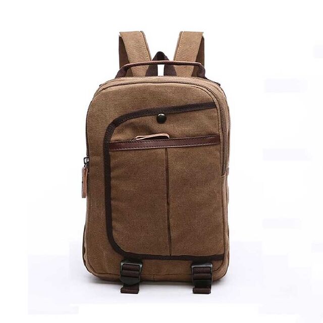 Canvas Backpack Vintage Backpack Laptop Backpack Travel Backpack Casual School Bag for Men Women for sale at factory direct price