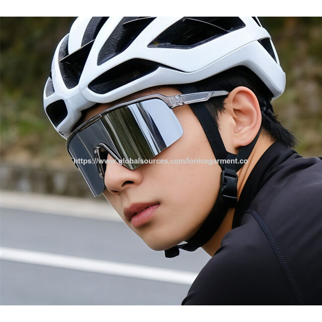 Wholesale sports outdoor cycling glasses classic black glasses oversized sunglasses for women and men for sale at factory direct price