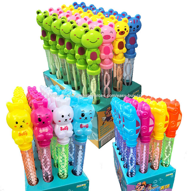 Bubble blowers Summer Outdoor Toy 6 Pack 4 Ounce Bubble Wand Bubble Blowers