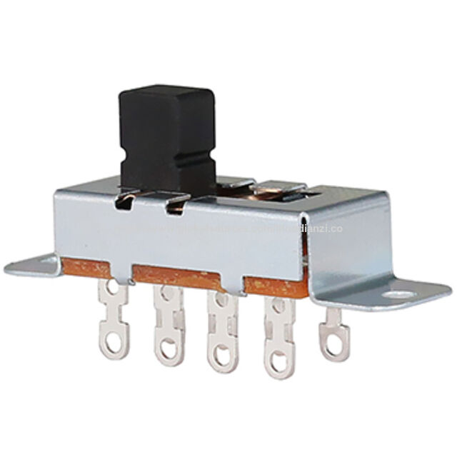 SS-23L08 Vertical slide switch with 10,000 cycles lifespan/rating 1A/125V AC for sale at factory direct price