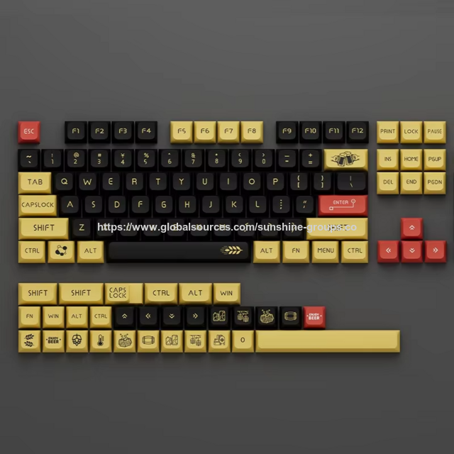 Ensemble Personnalisé de Touches Double Shot XDA par Sublimation - Touches PBT Personnalisées Mignonnes DIY pour Clavier Mécanique for sale at factory direct price