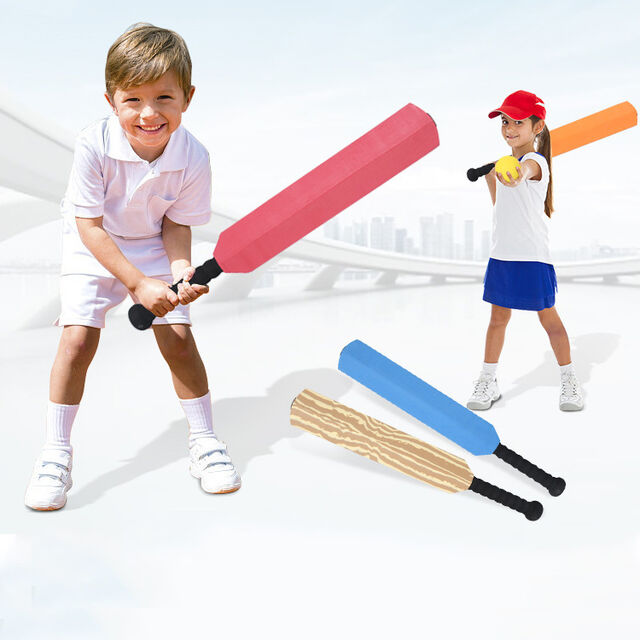 Bate de Béisbol y Críquet de Juguete para Niños, Equipo de Juego Deportivo EVA al por Mayor para Exteriores, Bate de Béisbol para Principiantes for sale at factory direct price