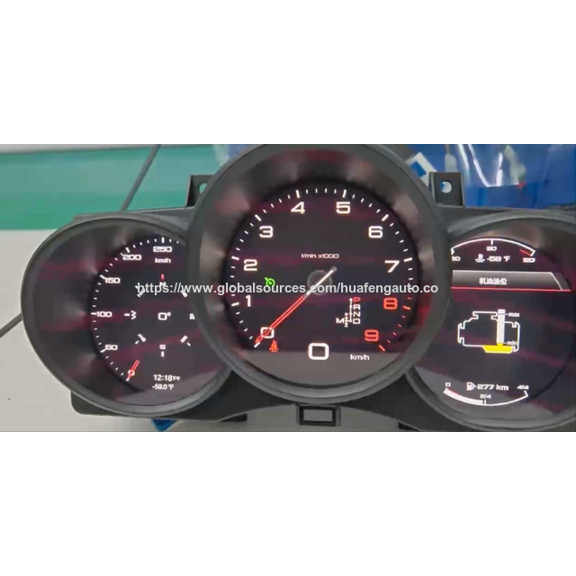 Panel de Instrumentos Digital LCD para Coche, Salpicadero, Cabina, Velocímetro para Porsche Macan