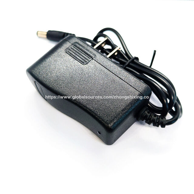 12V 1.5A AC/DC Power Adapter 18W Universal Wall Charger with 5.5x2.1mm DC Plug