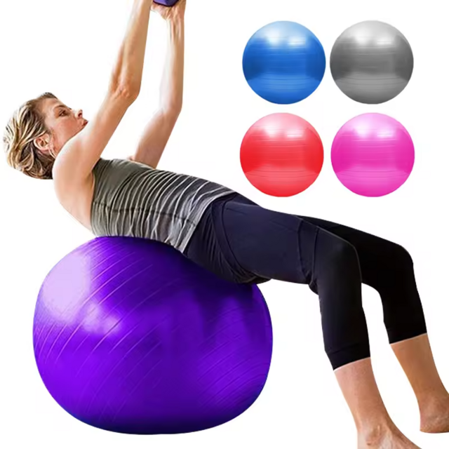 Bola Pilates Mini PVC Kustom Logo Tahan Ledakan Tebal Lembut untuk Latihan Kebugaran Yoga for sale at factory direct price