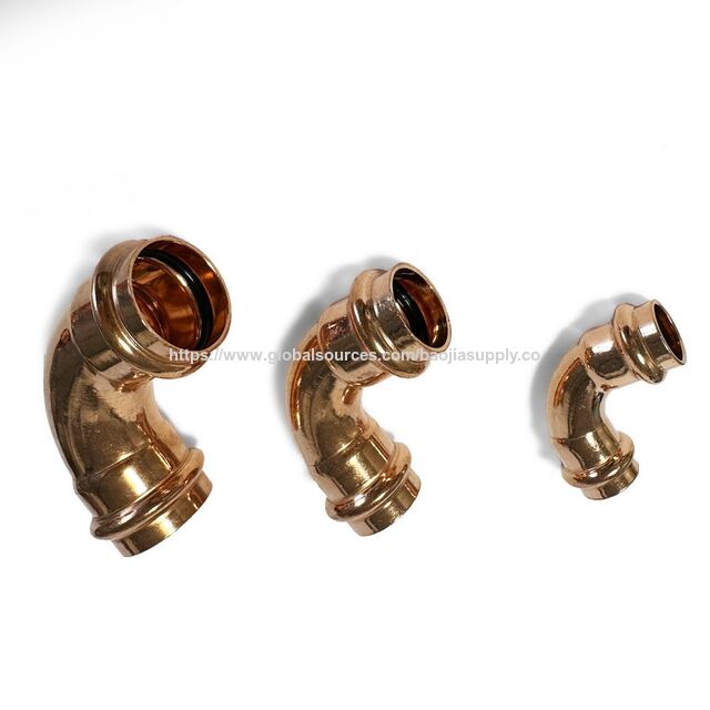Conector de Fontanería de Latón con Codo de 90 Grados, Ajuste a Presión para Sistemas de Suministro de Agua for sale at factory direct price