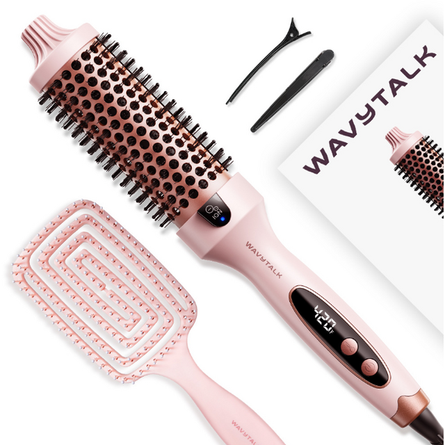 Peigne pour cheveux raides et duveteux, sèche-cheveux à permanente, tige de curling, sèche-cheveux à frange sous-pliée à double usage, fer à friser