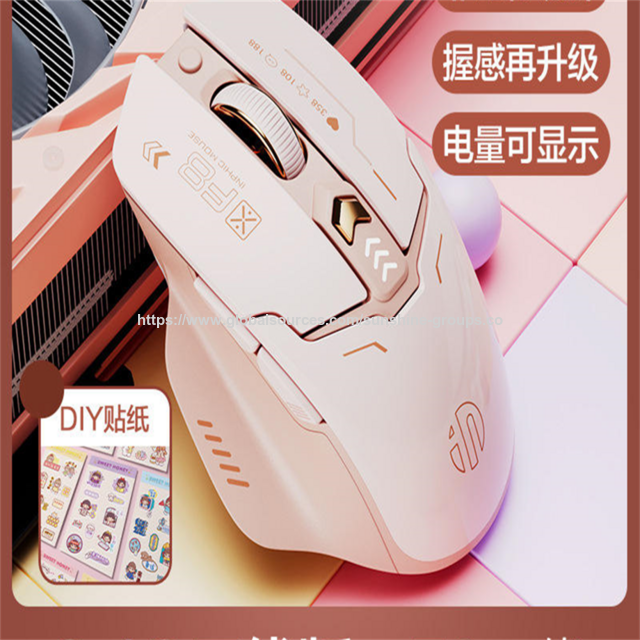 Mouse Sem Fio USB Silencioso Recarregável para Destros, Ideal para Escritório e Jogos, Compatível com Computadores e Laptops