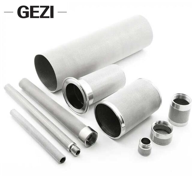 Kundenspezifisches Sintermetall-Filterelement aus Edelstahlpulver, Hochtemperatur-Metallgewebe-Filter für Flüssigkeiten