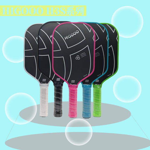 Higooo H3s Player Edition Gen3 Propulsion Core Tragbarer Pickleball-Schläger 16mm Thermoformed Graphit T700 Carbonfaser