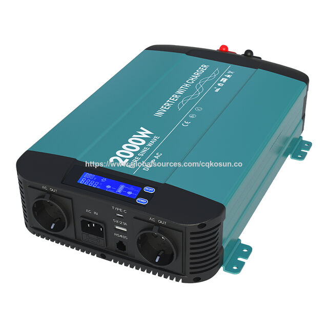 Onduleur à onde sinusoïdale pure de 300W-6000W avec chargeur ACDC intégré et transfert automatique for sale at factory direct price