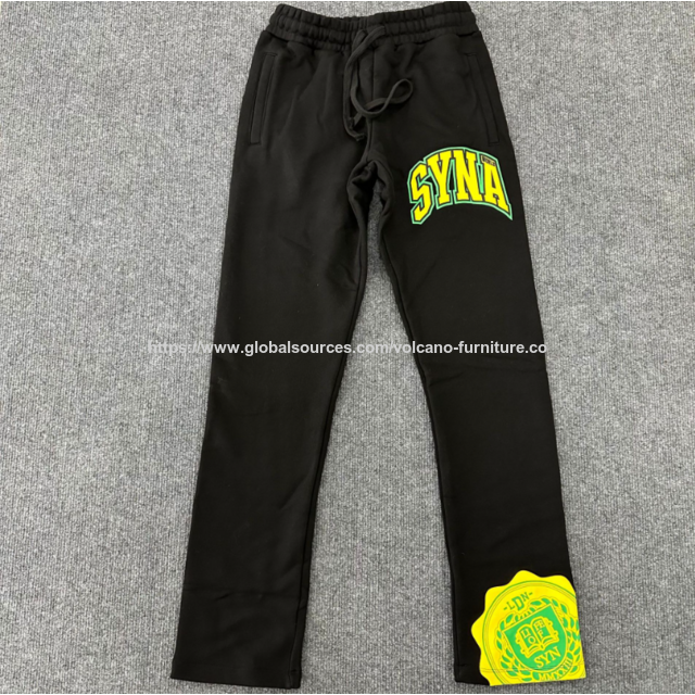 Pantalons de sport tendance en polaire matelassée style hip-hop américain Synaworld Drill en gros