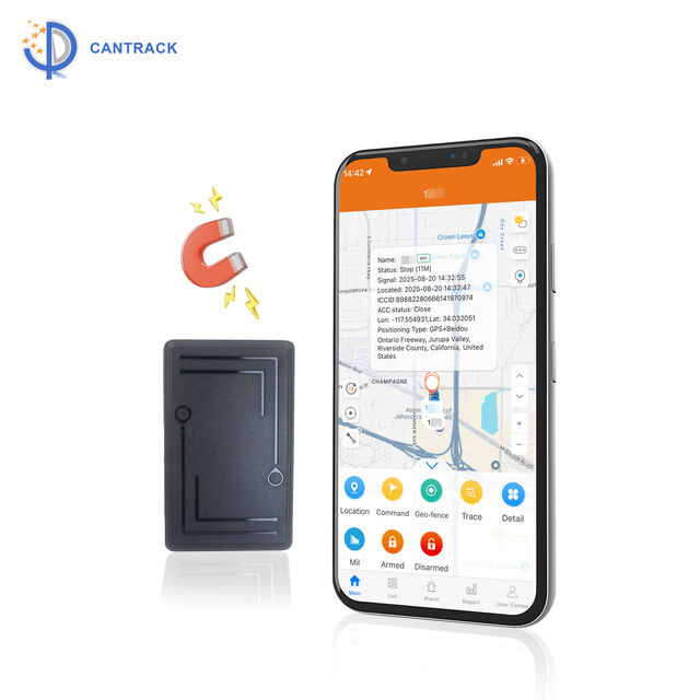Trackeur GPS Magnétique Sans Fil 4G 3000mAh pour Véhicules et Actifs, Mini Trackeur GPS Magnétique pour Voiture