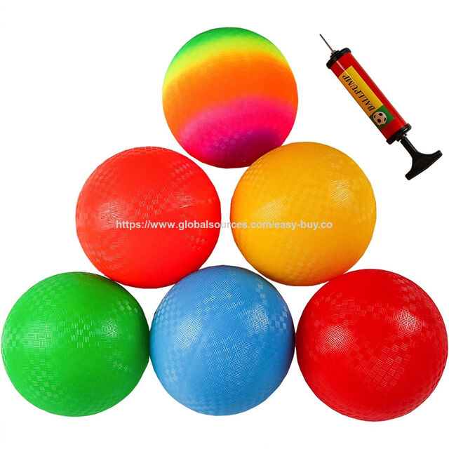 Ballons de Parc pour Aire de Jeux, Ballon d'Herbe, Ballon de Jeu, 8,5 Pouces (22cm), 180g, pour Dodgeball et Kickball d'Extérieur