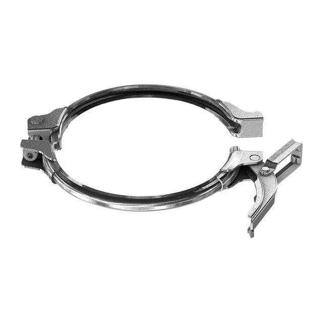 Maßgeschneidertes Schwerlast-Staubabsaugsystem aus verzinktem Stahl mit Schnellverschluss-Duct-Ring - Staubabsaugungsleitungssystem mit Rohrklemmring for sale at factory direct price