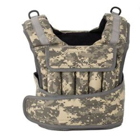 Chaleco de Peso Ajustable de Camuflaje para Entrenamiento y Fitness for sale at factory direct price