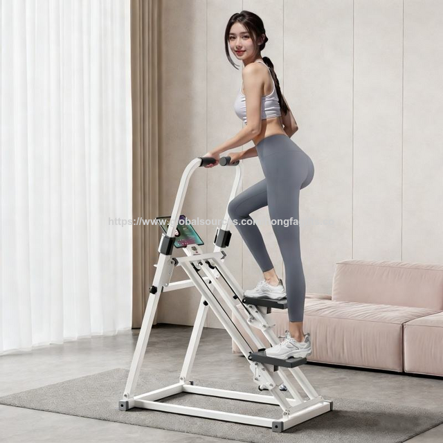 Máquina Escaladora de Escaleras Ajustable Antideslizante, Plegable, Sostenible, para Uso Doméstico y Ejercicio de Escalada de Nuevo Estilo