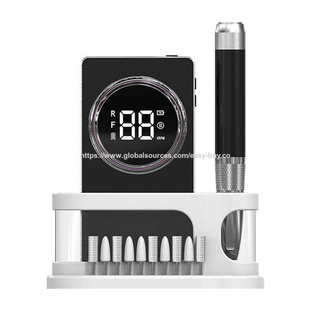 Machine de manucure électrique portable pour enlever le vernis et les cuticules