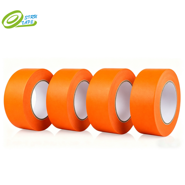 Ruban de peintre orange, ruban de masquage sans résidus pour peinture intérieure et extérieure for sale at factory direct price